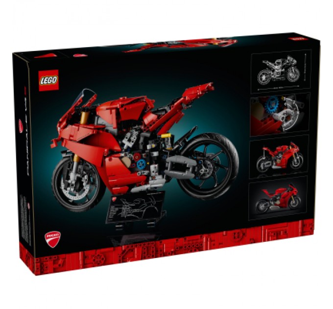 Конструктор LEGO Technic Мотоцикл Ducati Panigale V4 S (42202)
