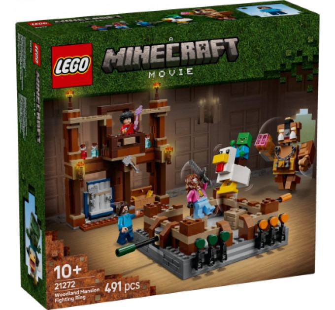 Конструктор LEGO Minecraft Бійцівський ринг у лісовому маєтку (21272)