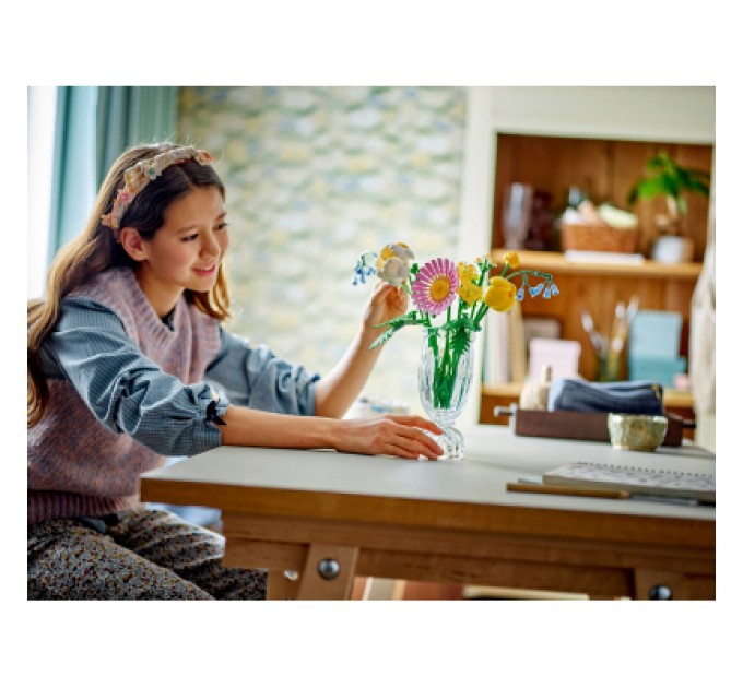 Конструктор LEGO Botanicals Мініатюрний сонячний букет (10347)