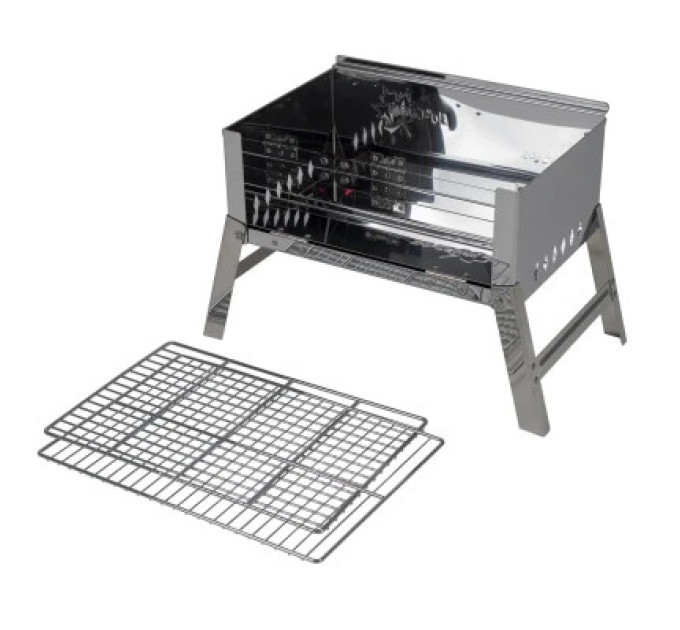Bo-Camp Гриль-барбекю Bo-Camp Compact Delux Silver (8108360)