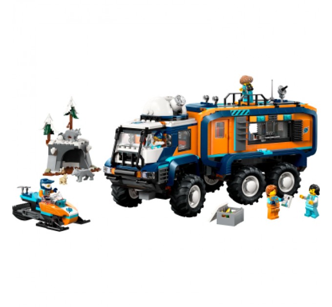 Конструктор LEGO City Арктична дослідна вантажівка з науковою лабораторією (60471)
