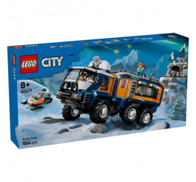 Конструктор LEGO City Арктична дослідна вантажівка з науковою лабораторією (60471)