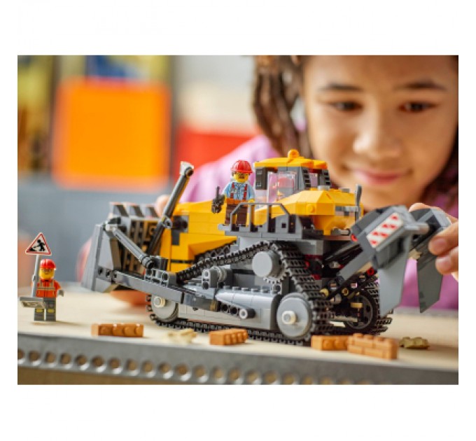 Конструктор LEGO City Жовтий бульдозер (60466)