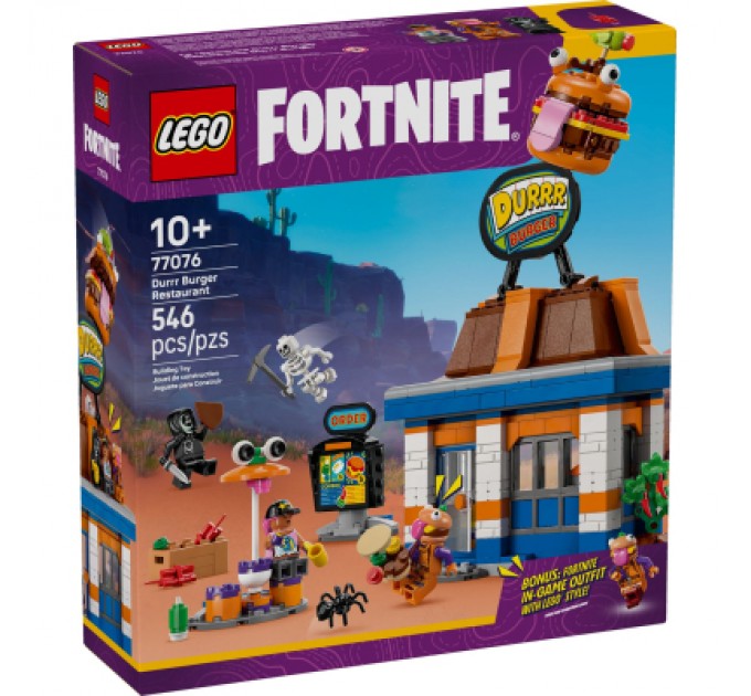 Конструктор LEGO Fortnite Durrr Burger ресторан (77076)