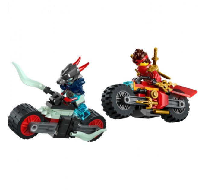 Конструктор LEGO NINJAGO Швидкісна гонка Кая на мотоциклі (71838)