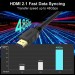 Кабель мультимедійний HDMI to HDMI 5.0m v2.1 8K60Hz 4K120Hz Choetech (XHH-TP21-BK)