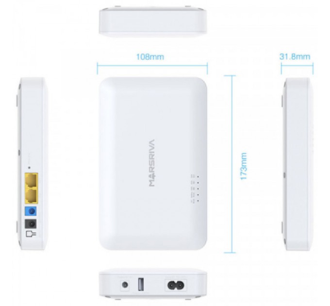 Marsriva Пристрій безперебійного живлення Marsriva KP6 (KP6_MARSRIVA)