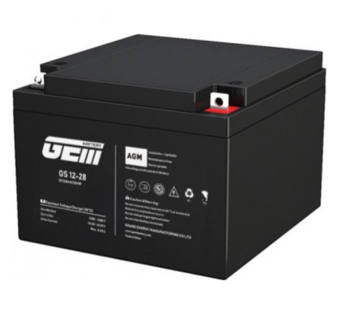Батарея до ДБЖ GEM GS 12V-28Ah (GS 12-28)