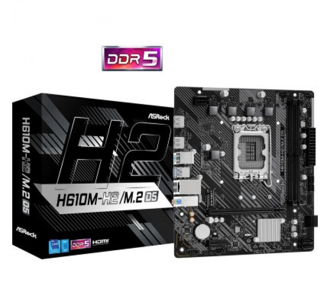 ASRock Материнська плата ASRock H610M-H2/M.2 D5