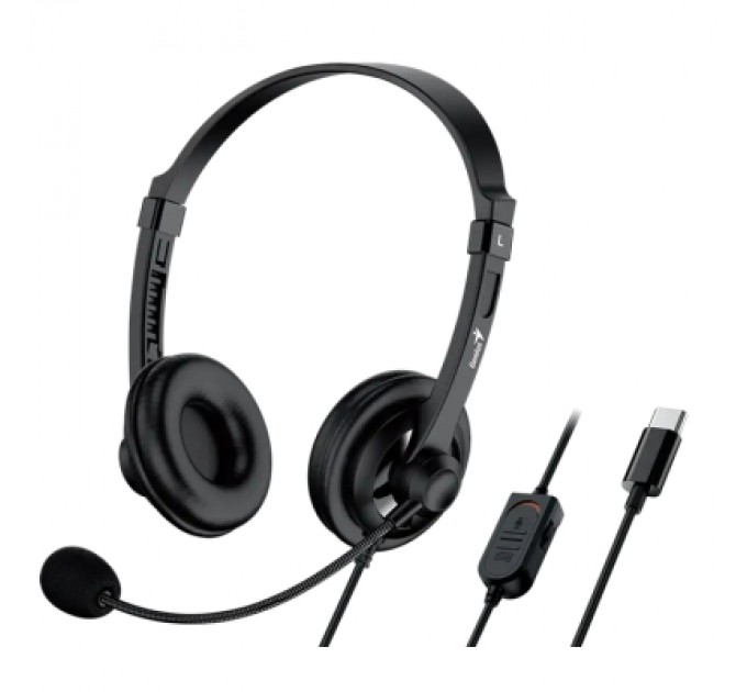 Genius Навушники Genius HS-230U USB-C Black (31710021405)