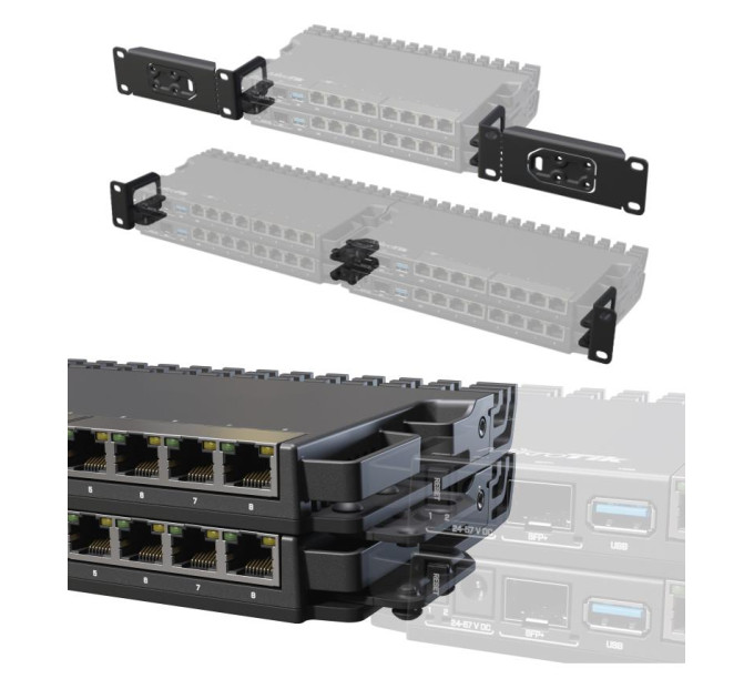 Mikrotik Комплект кріплення Mikrotik RB5009 rackmount kit K-79 for RB5009/L009 (K-79)