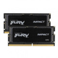 Kingston Fury (ex.HyperX) Модуль пам'яті для ноутбука SoDIMM DDR5 16GB (2x8GB) 4800 MHz FURY Impact Kingston Fury (ex.HyperX) (KF548S38IBK2-16)
