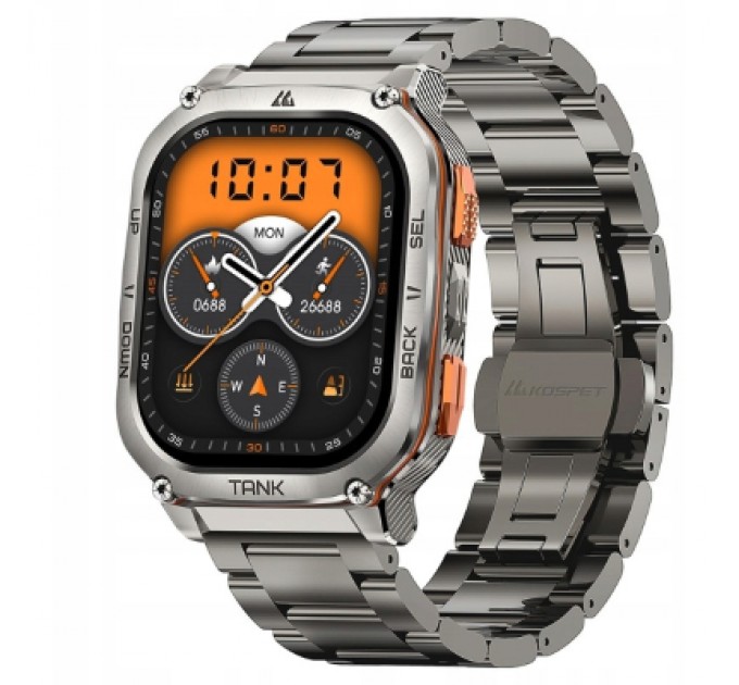 KOSPET Смарт-годинник KOSPET Tank M3 ULTRA SE SILVER (6974958251071)