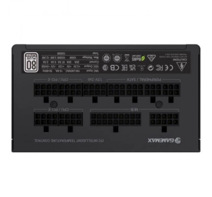 Gamemax Блок живлення Gamemax 1050W (GX-1050 PRO BK(ATX3.1PCIe5.1))