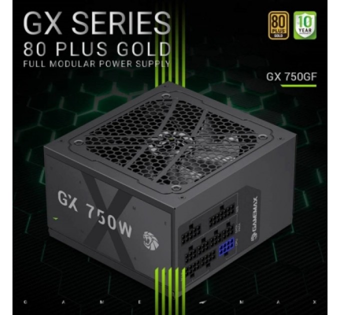Gamemax Блок живлення Gamemax 750W (GX 750GF)