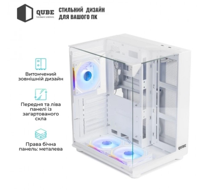 Корпус JONSBO D400 White