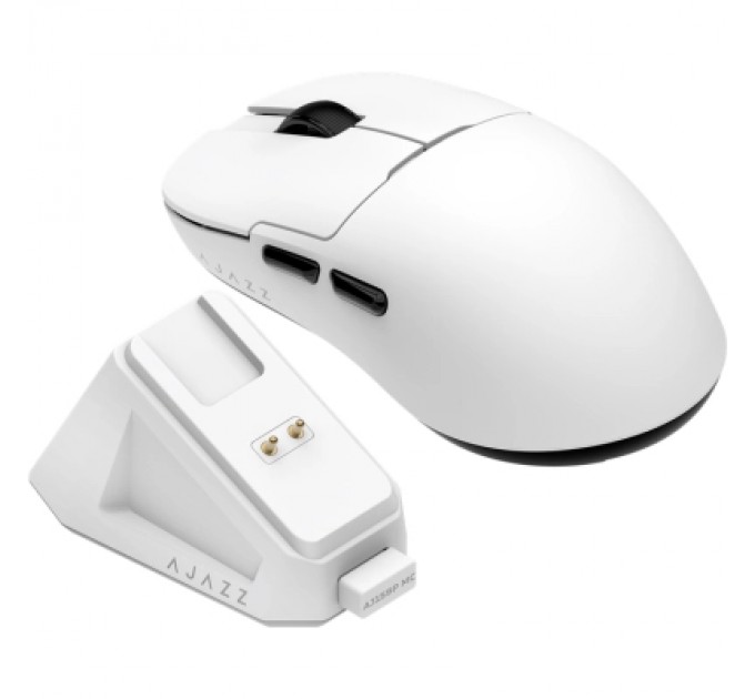 Ajazz Мишка Ajazz AJ159P MC Wireless/Bluetooth/USB Charging Dock White (AJ159P-MC-W)