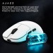 Ajazz Мишка Ajazz AJ159PRO Wireless/Bluetooth/USB Charging Dock White (AJ159-PRO-W)