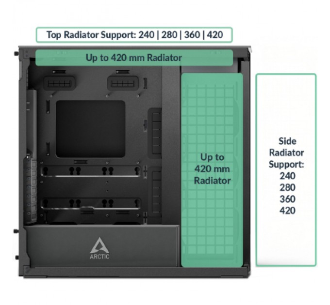 Корпус Arctic XTENDERVG B (ACPCC00016A)
