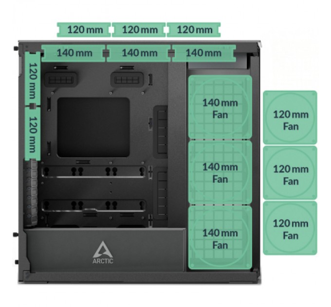 Корпус Arctic XTENDERVG B (ACPCC00016A)