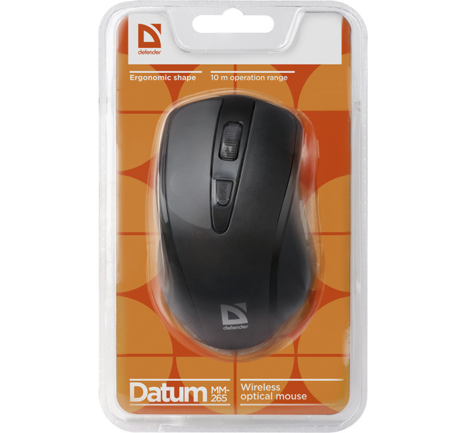 Defender Мишка Defender Datum MM-265 Black (52265)