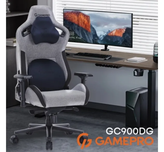 GamePro Крісло ігрове GamePro GC900DG Size XL Fabric Dark Grey (GC900DG)