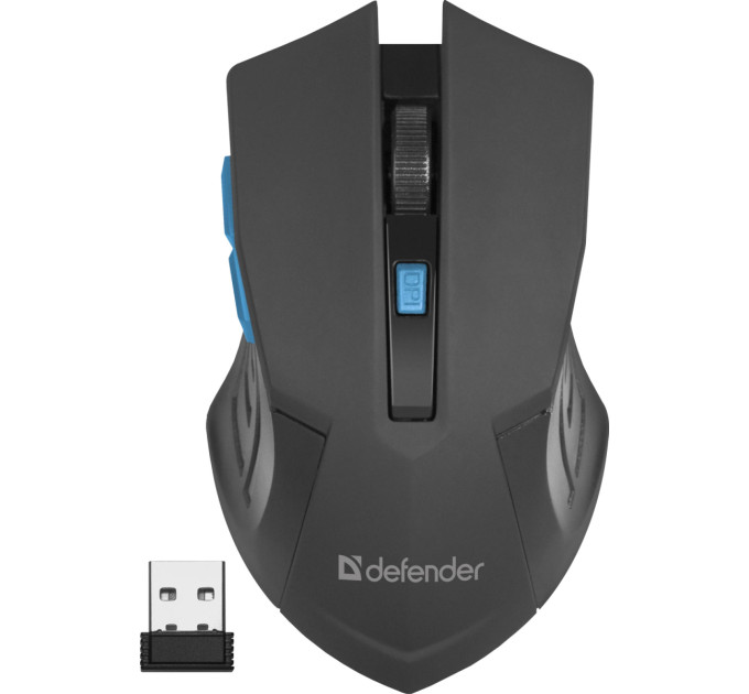 Defender Мишка Defender Accura MM-275 Black-Blue (52275)