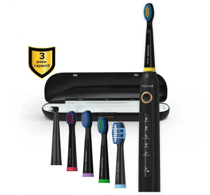 Pecham Електрична зубна щітка Pecham Black Travel PC-080