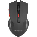 Defender Мишка Defender Accura MM-275 Black-Red (52276)