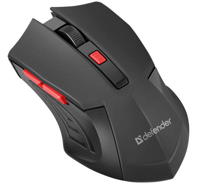 Defender Мишка Defender Accura MM-275 Black-Red (52276)