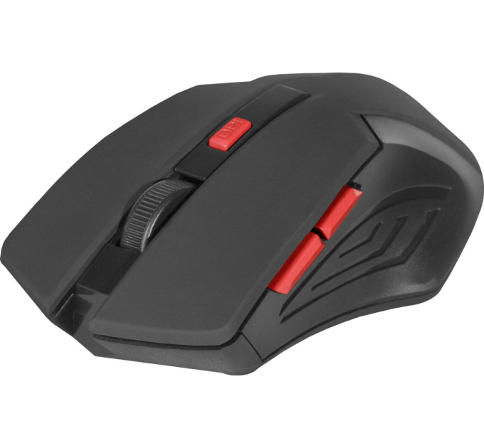 Defender Мишка Defender Accura MM-275 Black-Red (52276)