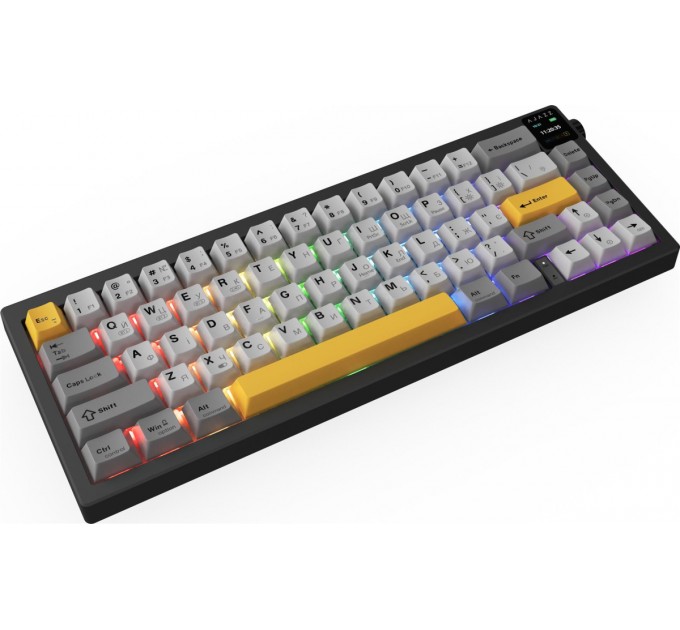 Клавіатура бездротова Ajazz AK650 Flying Fish Switch Black (AK650-FF-BGY)