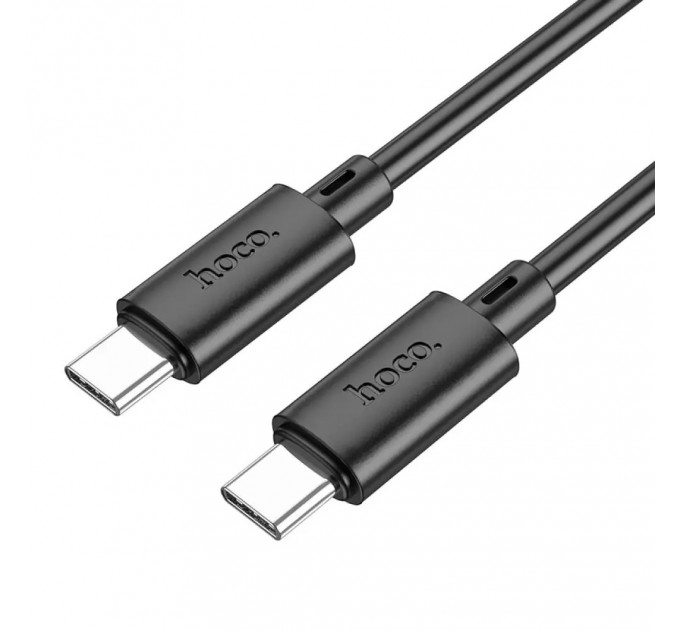 Кабель Hoco X88 Gratified USB Type-C - USB Type-C (M/M), 1 м, Black (6931474783349)