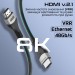 Promate Кабель Promate PrimeLink HDMI - HDMI v.2.1, (M/M), 3 м, Grey (primelink8k-300.grey)