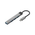 Promate USB-хаб Promate LiteHub-4 USB Type-C Grey