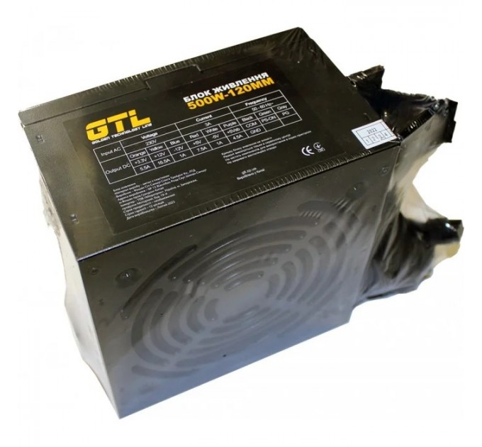 GTL Блок живлення GTL (GTL-500-120) 500W 120mm