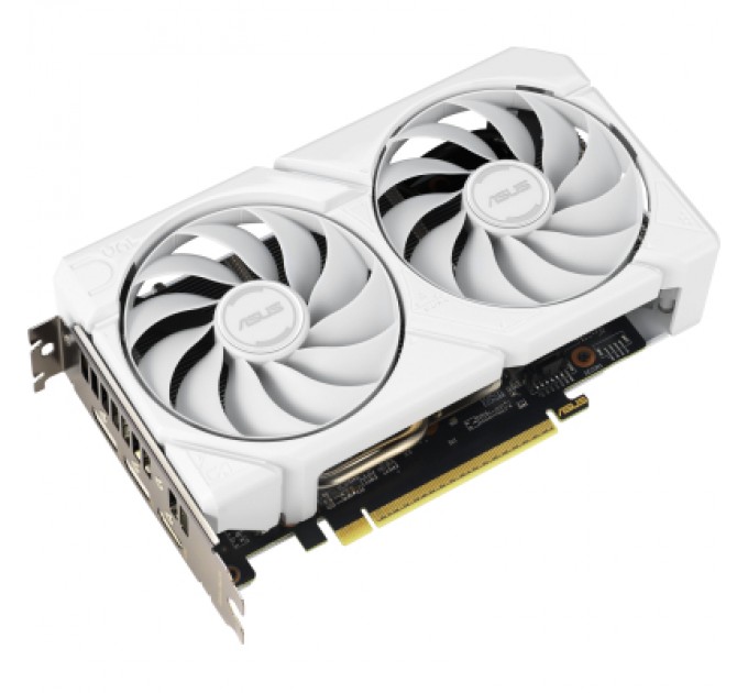 ASUS Відеокарта ASUS Radeon RX 9060 XT 16Gb DUAL WHITE OC (DUAL-RX9060XT-16G-WHITE)