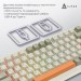 Ajazz Клавіатура Ajazz AK820 MAX Flying Fish Switch RGB Wireless/Bluetooth/USB Beige (AK820MAX-FF-R)