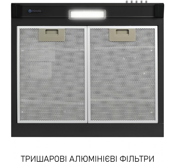 Minola Витяжка Minola HPL 522 BL