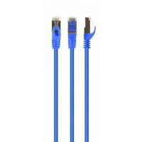 Патч-корд 10м S/FTP Cat 6A CU LSZH blue Cablexpert (PP6A-LSZHCU-B-10M)