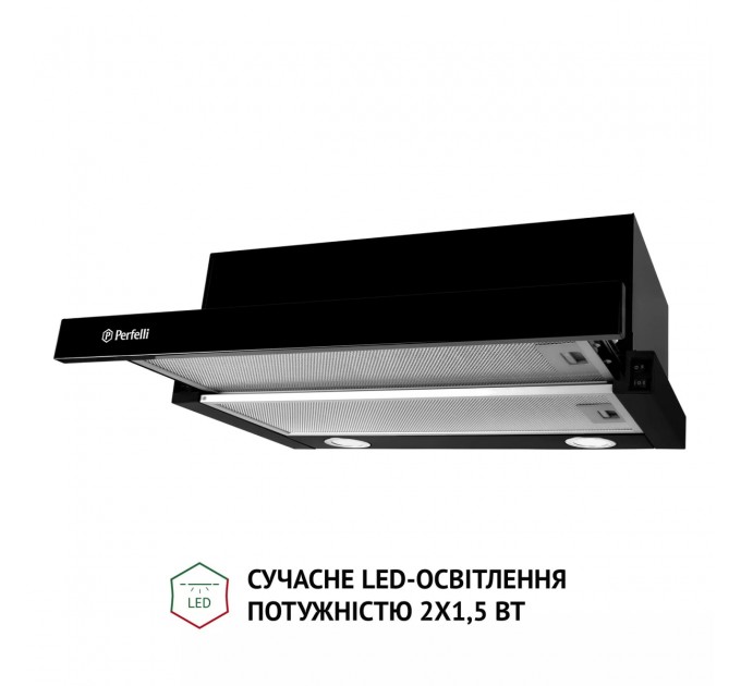 Perfelli Витяжка Perfelli TL 6212 BL 700 LED