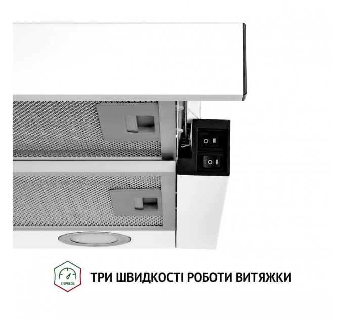 Perfelli Витяжка Perfelli TL 6212 WH 700 LED