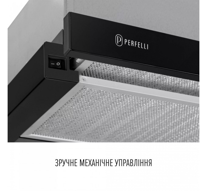 Perfelli Витяжка Perfelli TL 6622 BL 1000 LED