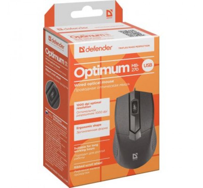 Defender Мишка Defender Optimum MB-270 Black (52270)