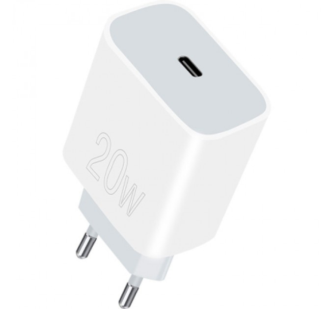 WUW Зарядний пристрій WUW C176 USB-C PD20W White (WUW-C176)