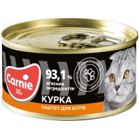 Паштет для котів Carnie м'ясний з куркою 100 г (4820255190013)
