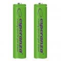 Esperanza Акумулятор Esperanza AAA 1000mAh Ni-MH * 2 green (EZA101G)