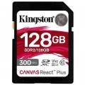Kingston Карта пам'яті Kingston 128GB SDXC class 10 UHS-II U3 Canvas React Plus (SDR2/128GB)