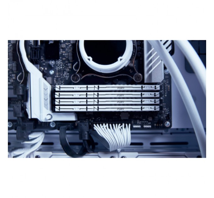 Kingston Fury (ex.HyperX) Модуль пам'яті для комп'ютера DDR5 32GB 5200 MHz Beast EXPO White Kingston Fury (ex.HyperX) (KF552C36BWE-32)