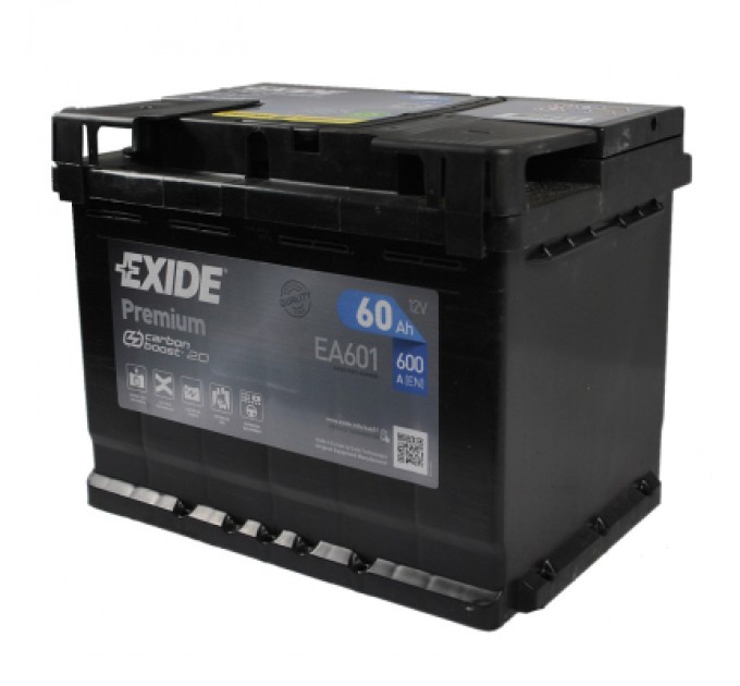 EXIDE Акумулятор автомобільний EXIDE PREMIUM 60A (EA601)